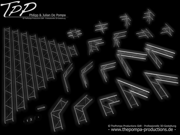 3d tpp-1 truss package model - TPP-1 Truss Package Complete by ThePompa